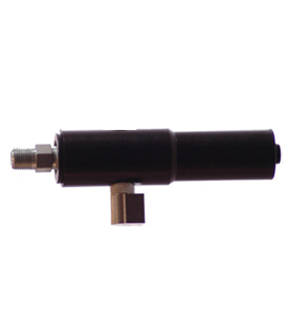 Inline Stabilizer, Co2 Air Pneumatic Regulator, Up to 4500 psi input Adjustable 0-250 psi output. Input: Male 1/8 NPT threads
