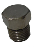 1/8" Hex Plug, Brass