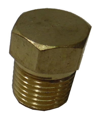 1/8" Hex Plug, Brass