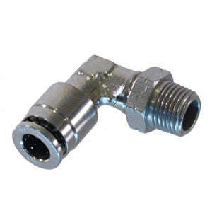 1/8th NPT to 1/4 Tube Push Connect,90 Elbow - Push Connect Tube Fittings - Air Fittings - Palmers Pursuit Shop