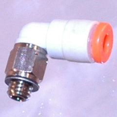 10-32 to 1/8" slip fit 90°