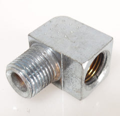1/8" npt 90 degree Elbow, Zinc Plated