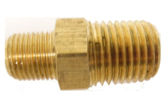 1/4 NPT Male to 1/8 NPT Male Brass Reducer