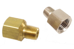 1/4 NPT Female to 1/8 NPT Male Brass Reducer
