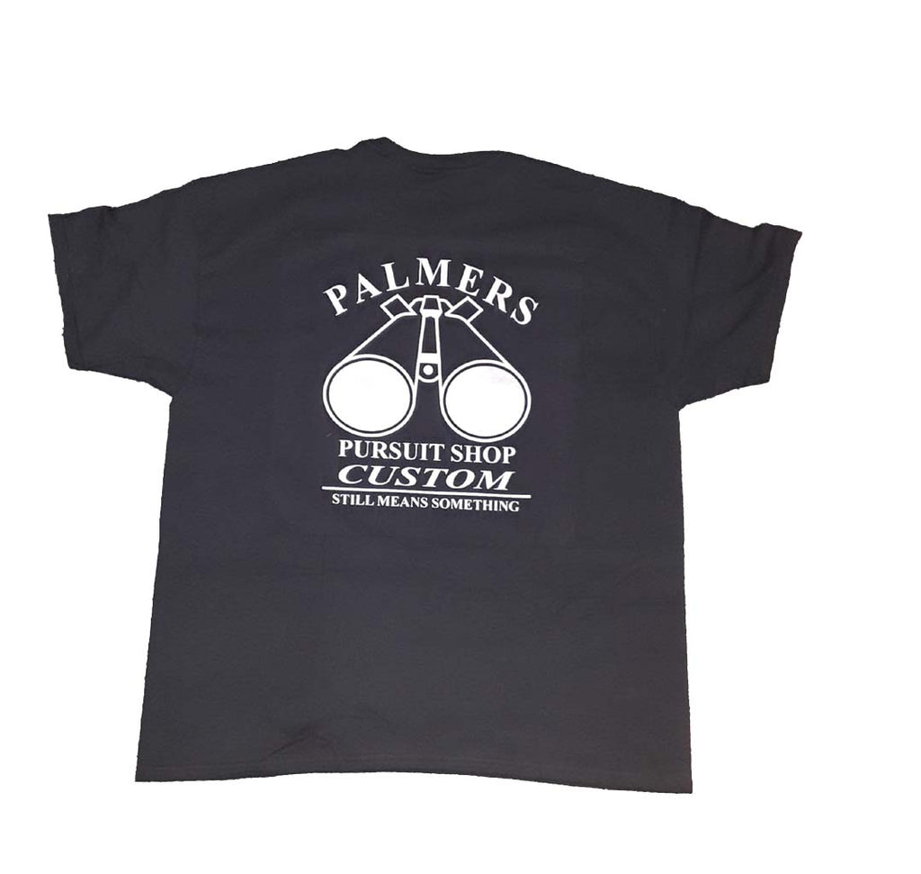 T Shirt, Palmers Pursuit Shop Logo - Color: Black - Paintball - Palmers Pursuit Shop - Palmers Pursuit Shop
