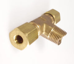 1/8 NPT Tee to 3/16 compression tube