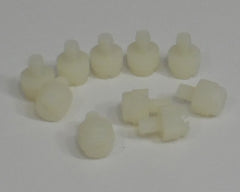 10-32 x 1/4 Nylon Thumb Screw, 10 Pack