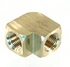 1/8 NPT Female - Female 90° Elbow, Brass