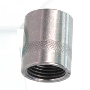 3/8-24  Female to .825x14 Thread Air Supply Adapter, Stainless Steel - Adapters - Air Fittings - Palmers Pursuit Shop