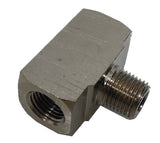 1/8 NPT Female x Male x Female Tee - Finish:Nickel - fittings - Air Fittings - Palmers Pursuit Shop